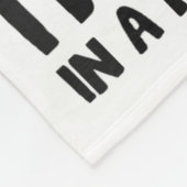 I'm A Koala In A Human Costume Funny Koala Fleece Deken (Hoek)