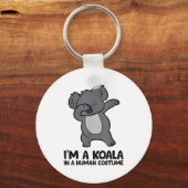I'm A Koala In A Human Costume Funny Koala Sleutelhanger (Voorkant)