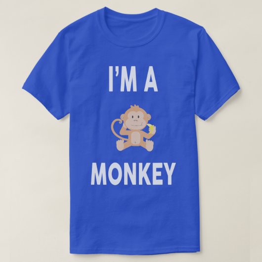Im A MONKEY Funny MONKEY T-shirt (Design voorkant)