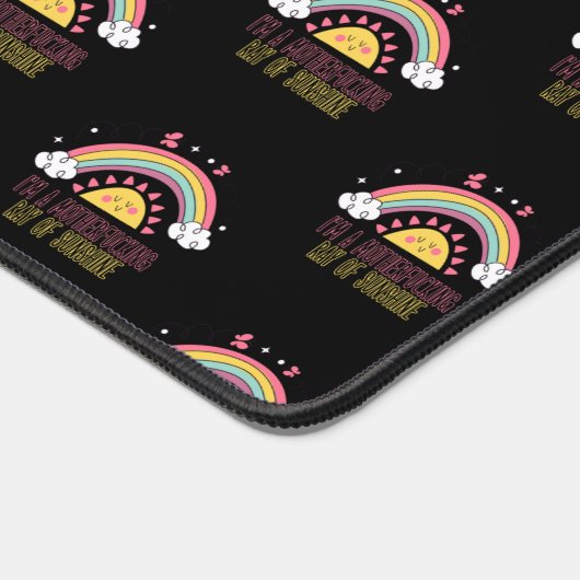 I'm A Motherf*cking Ray of Sunshine Badhanddoek Se Bureaumat (Hoek)