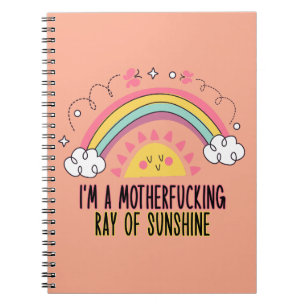 I'm A Motherf*cking Ray of Sunshine Badhanddoek Se Notitieboek