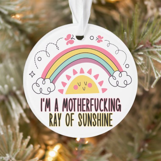 I'm A Motherf*cking Ray of Sunshine Badhanddoek Se Ornament (Boom)