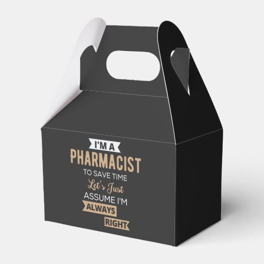 I'm A Pharmacist To Save Time Let's Just Assume Bedankdoosjes (Voorkant Zijde)