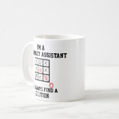 Im A Pharmacy Assistant vindt altijd een oplossing Koffiemok (Voorkant links)