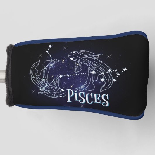 Im A Pisces Zodiac.Trendy Pisces Zodiac Sign Golfheadcover (Voorkant)