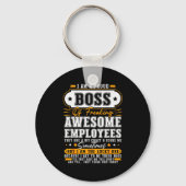 I'm A Proud Boss Of Freaking Awesome Employees Fun Sleutelhanger (Voorkant)