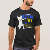 I'm A Purrject Manager Job Project Manager Cat T-shirt (Voorkant)