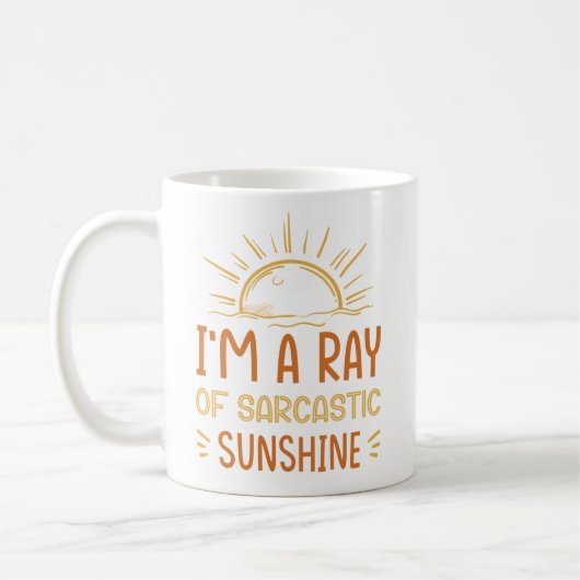 I'm A Ray Of Sarcastic Sunshine Koffiemok (Links)
