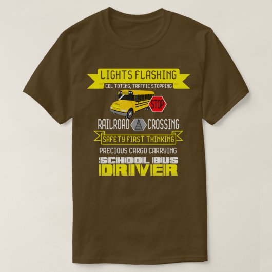 Im A School Bus Driver Gift T-shirt (Design voorkant)