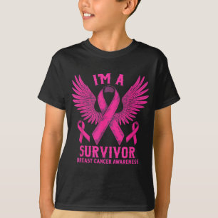 IM A Survivor Borstkanker Bewustzijn Vrouwen _1 T-shirt