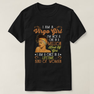 I'm A Virgo Girl Black Women Virgo Girl T-shirt