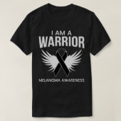 I'm A Warrior Melanoma Awareness Melanoma Survivo T-shirt (Design voorkant)