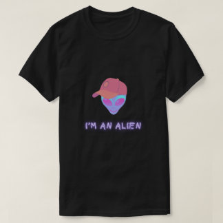 "I'M AN ALIEN" Tshirt - Hat
