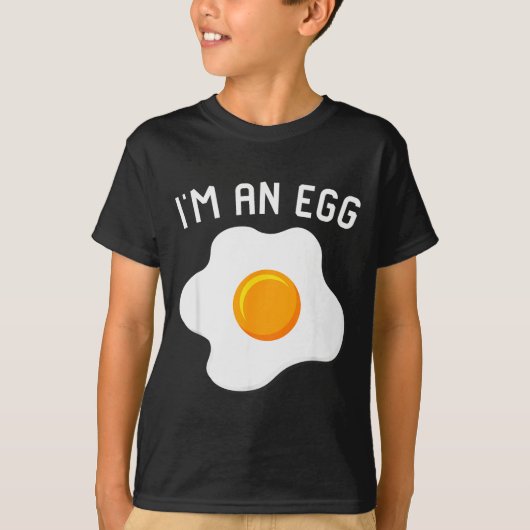 I'm An Egg Costume Funny Halloween Present Fried E T-shirt (Voorkant)