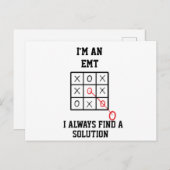 Im An Emt Je Trouve Toujours Une Solution  Carte P (Devant / Derrière)