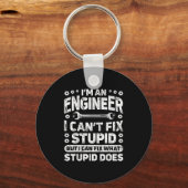 I'm An Engineer I Can't Fix Stud Funny Engineering Sleutelhanger (Voorkant)