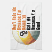 Im Beauful Im Good 9 Ball Theedoek (Verticaal)