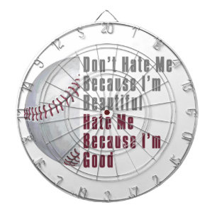 Im Beauful Im Good Baseball Dartbord