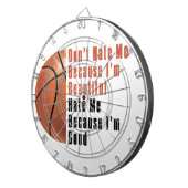 Im Beauful Im Good Basketball Dartbord (Voorkant Rechts)
