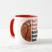 Im Beauful Im Good Basketball Mok (Voorkant links)