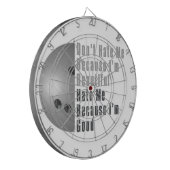 Im Beauful Im Good Bowling Grey Dartbord (Voorkant Links)