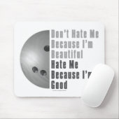 Im Beauful Im Good Bowling Grey Muismat (Met muis)