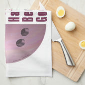 Im Beauful Im Good Bowling roze Theedoek (Quarter Fold)