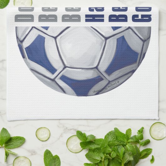 Im Beauful Im Good Futbal Theedoek (Gevouwen)