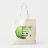 Im Beauful Im Good Tennis Ball Tote Bag (Voorkant)