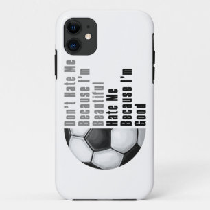 Im Beauful Im Good Voetbal iPhone 11 Hoesje