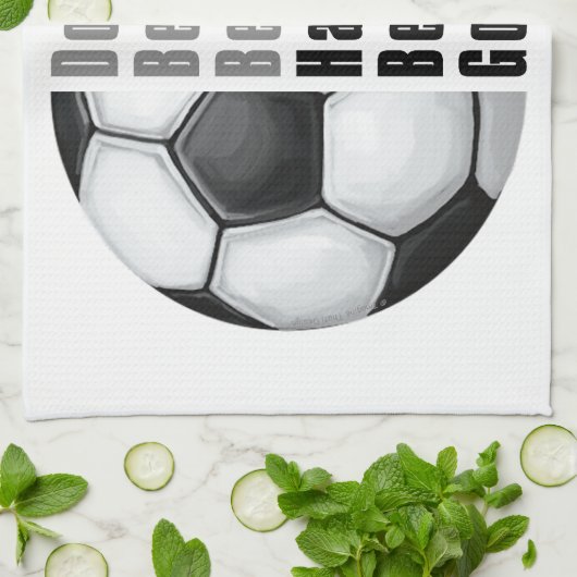 Im Beauful Im Good Voetbal Theedoek (Gevouwen)