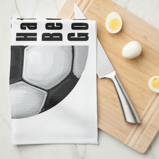 Im Beauful Im Good Voetbal Theedoek (Quarter Fold)