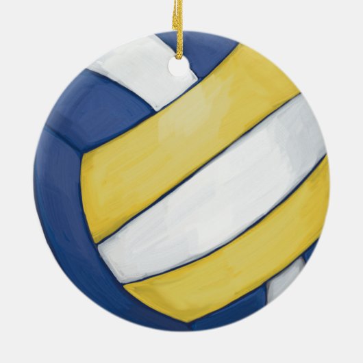 Im Beauful Im Good Volleyball Keramisch Ornament (Achterkant)