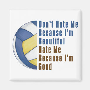 Im Beauful Im Good Volleyball Magneet