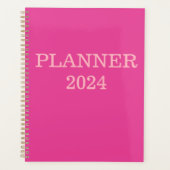 "I'm Beautiful Pink" Planner 2024 (Devant)