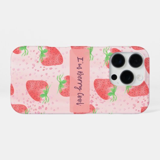 I'm Berry Cool Phone Case iPhone Hoesje (Achterkant horizontaal)
