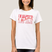 Im Bilingual I Haha and Jaja Funny Spain español T-shirt (Voorkant)