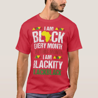Im Black deze maand Blackity African Pride B T-shirt