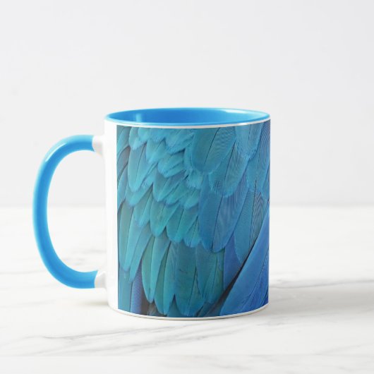 I'm blue - Macaw feathers Mok (Links)
