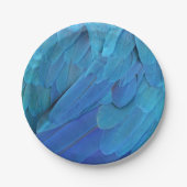 I'm blue - Macaw feathers Papieren Bordje (Voorkant)