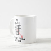 Im Clare Je Trouve Toujours Une Solution Mug (Devant gauche)