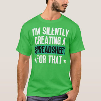 Im Creëer daar stilletjes een spreadsheet voor T-shirt