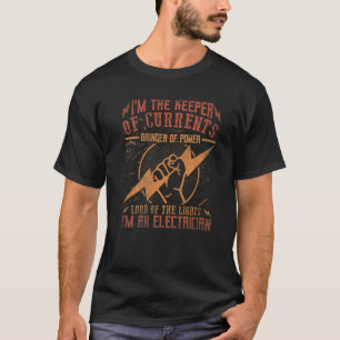 Im de houder van huidige elektricien 2 t-shirt