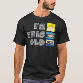 Im deze oude grappige VHS diskette Cassettebandje T-shirt