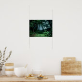 "I'm Done with Humans" Dark Woods Poster Print  (Cuisine)