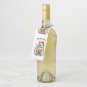 I'm Dreaming of a Wine Christmas Flessenhanger (Schuin)