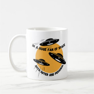 Im een enorme ruimte- zowel buitenshuis als persoo koffiemok