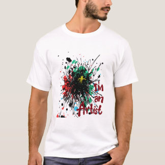im een kunstenaar t-shirt