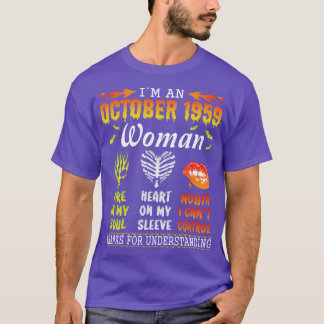 Im Een oktober 1959 Vrouw Vuur In Mijn Ziel Hart O T-shirt