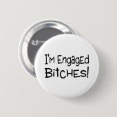 Im Engaged Ronde Button 5,7 Cm (Voorkant /achterkant)